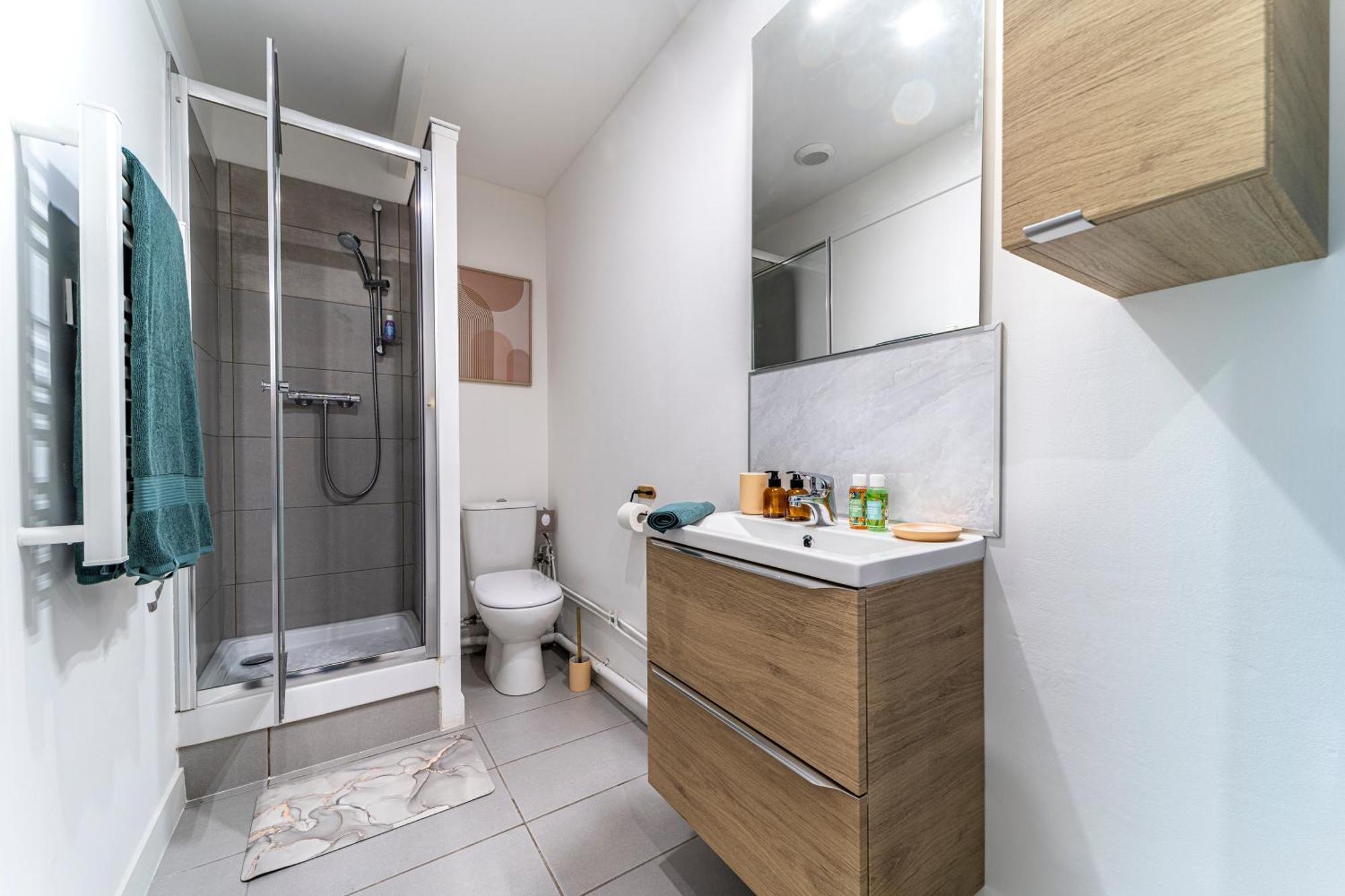 Апартаменты Le Cosy - Free Parking - Proche Gares Lille - Netflix - Wifi Мон-ан-Барёль Экстерьер фото